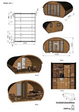 画像4: OVAL SAUNA FRODO 500 (3-rooms) (4)