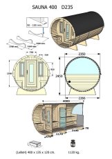 画像3: SAUNA 400 Deluxe-Half Moon (3)