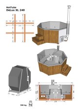 画像3: DELUX TUB 240 "MULLIKING" Thermowood (3)