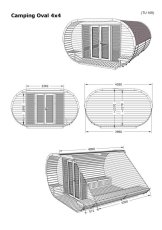 画像2: CAMPING OVAL 400 Thermowood (2)