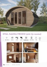 画像3: OVAL SAUNA FRODO 500 (3-rooms) (3)