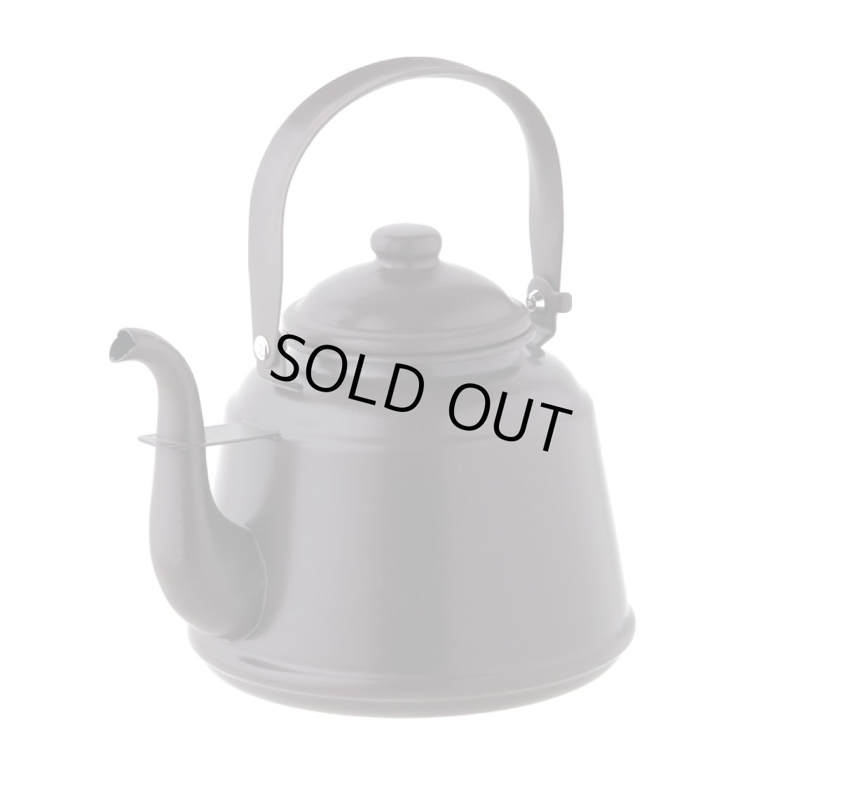 画像1: レトロホーローケトル ブラウン (1)